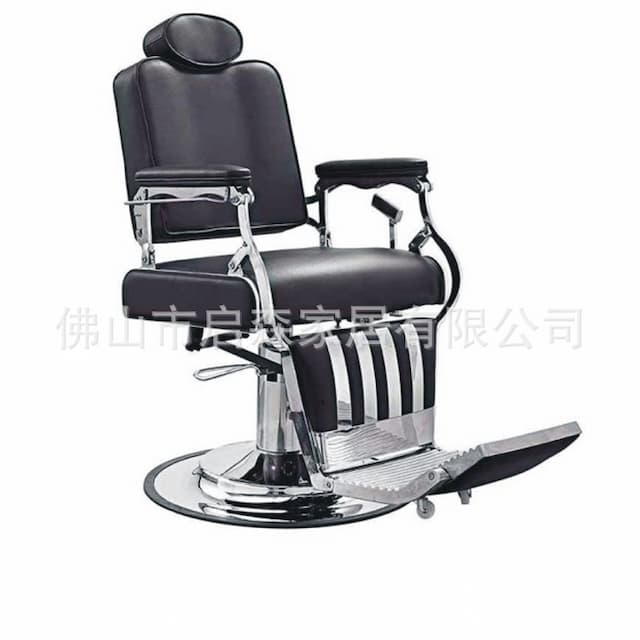 Hot Selling reclining rotatable high-rise chair sarong chair large size popular portable barber chair Brown