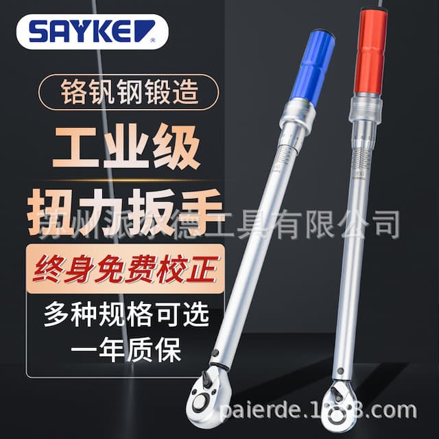 Selic SAYKE preset ratchet mechanical torque wrench industrial grade torque measuring wrench high precision adjustable